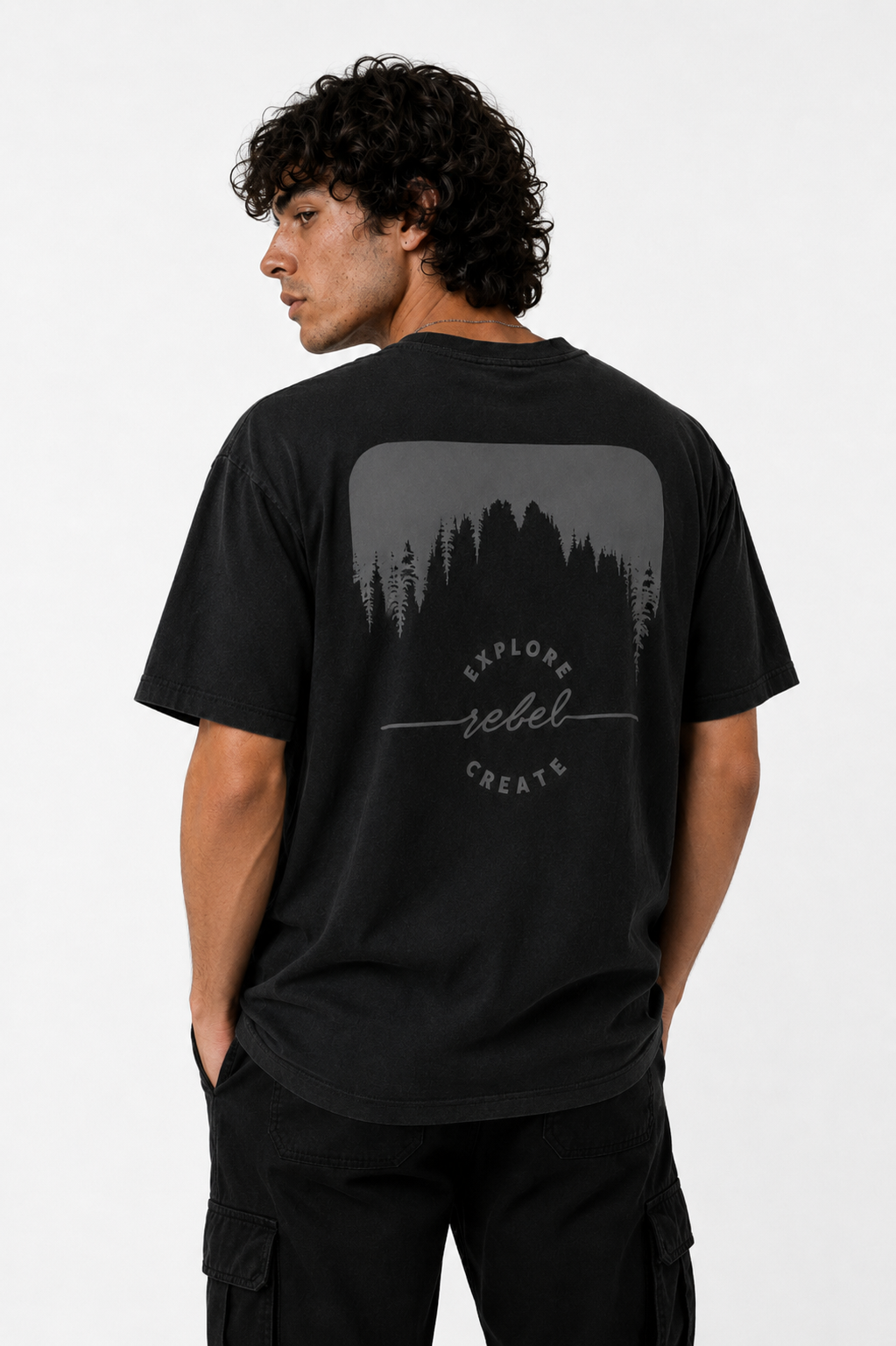 Creator 001 - Founder's Edition™ black tee back graphic